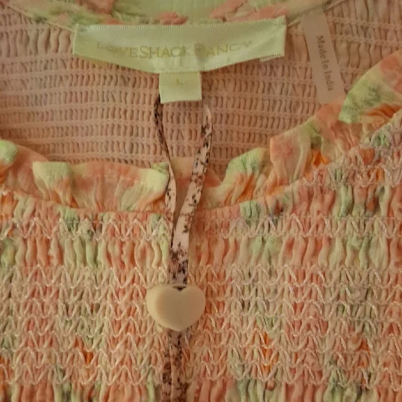 LoveShackFancy Chessie Heirloom  Fragrance Strawberry Macaroon Maxi Dress NWT - Picture 3 of 16